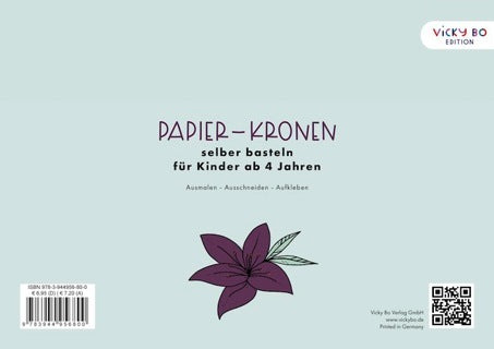 Papier-Kronen selber basteln ab 4 Jahren | Vicky Bo