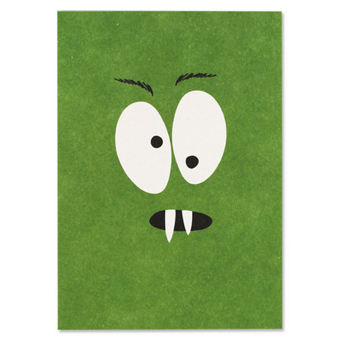 Postkarte | Monster grün | ava & yves