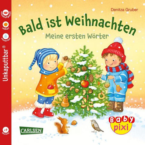 Die Weihnachtszeit beginnt! Wir backen Zimtsterne, warten auf die ersten Schneeflocken und bringen auch den Tieren eine kleine Überraschung. Ein erstes Bildwörterbuch rund um eine ganz besondere Zeit! 