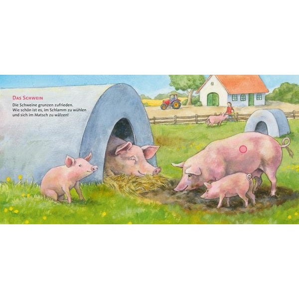 Das Hör mal mit 6 echten Tierstimmen und Naturgeräuschen erweckt den Bauernhof zum Leben. Ein Buch zum Hören und Schauen – mit erstklassiger Tonqualität und naturgetreuen Illustrationen.