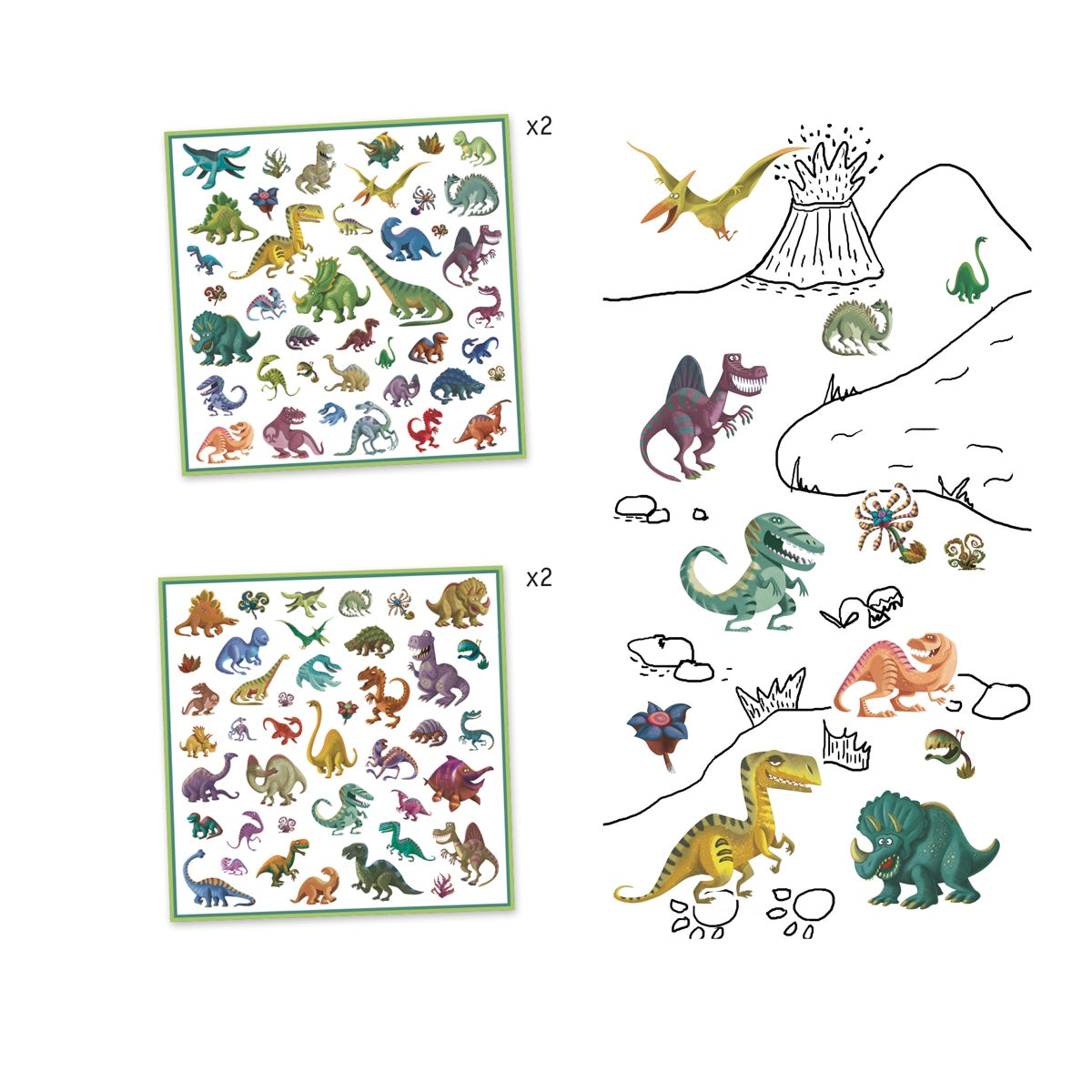 Sticker Dinosaurier | Djeco