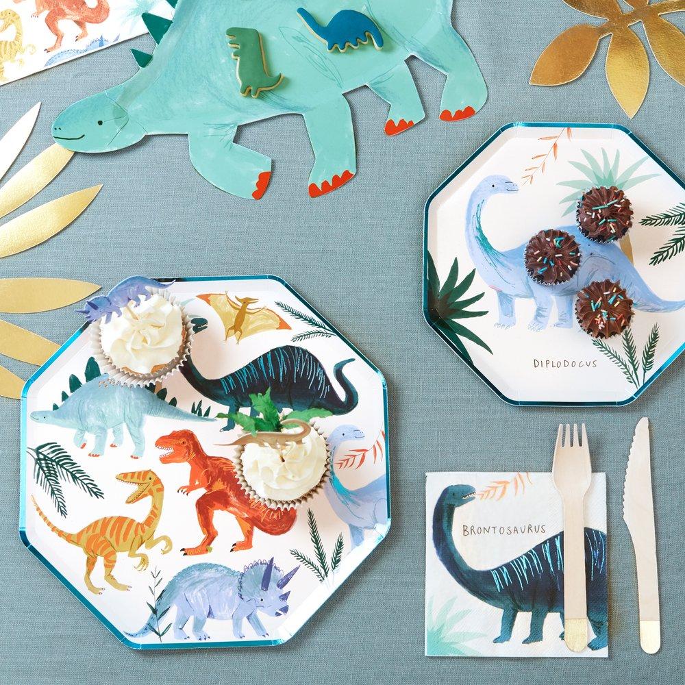 Partyteller Dinosaurier Dinner Plate | meri meri
