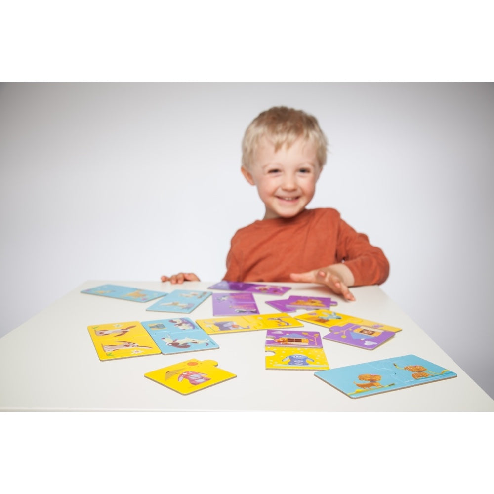 Puzzle duo Gegensätze | Djeco
