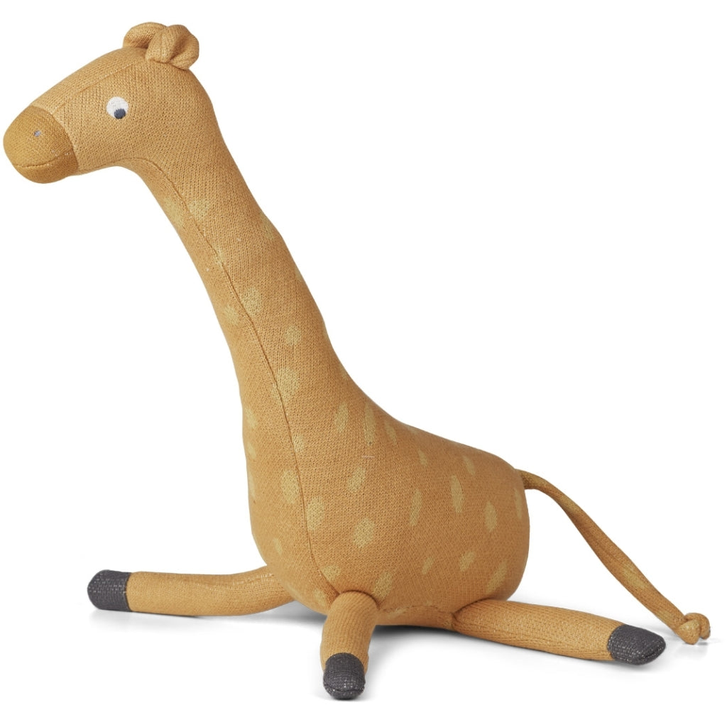 Gestrickter Giraffen-Teddy aus Bio-Baumwolle, der der neue beste Freund Ihres Kindes werden wird.