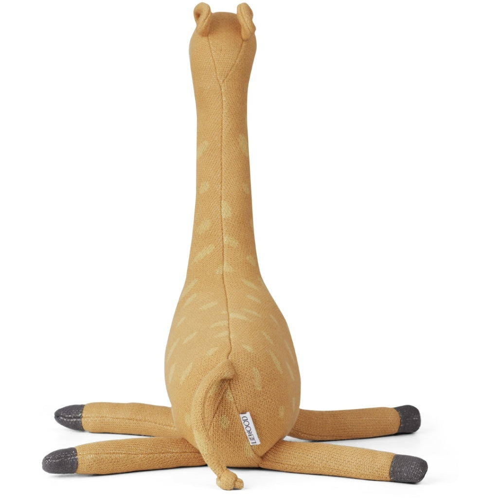 Gestrickter Giraffen-Teddy aus Bio-Baumwolle, der der neue beste Freund Ihres Kindes werden wird.