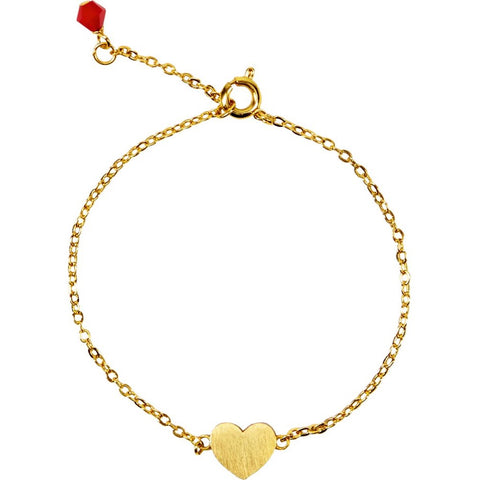Wunderschönes, zartes Glücksarmband aus Messing mit Echtgold-Veredelung. Ob Herz oder Kleeblatt - das Armband besticht durch seine Schlichtheit. Geliefert wird es in einer Karte mit Fenster, kleiner Botschaft und Umschlag.