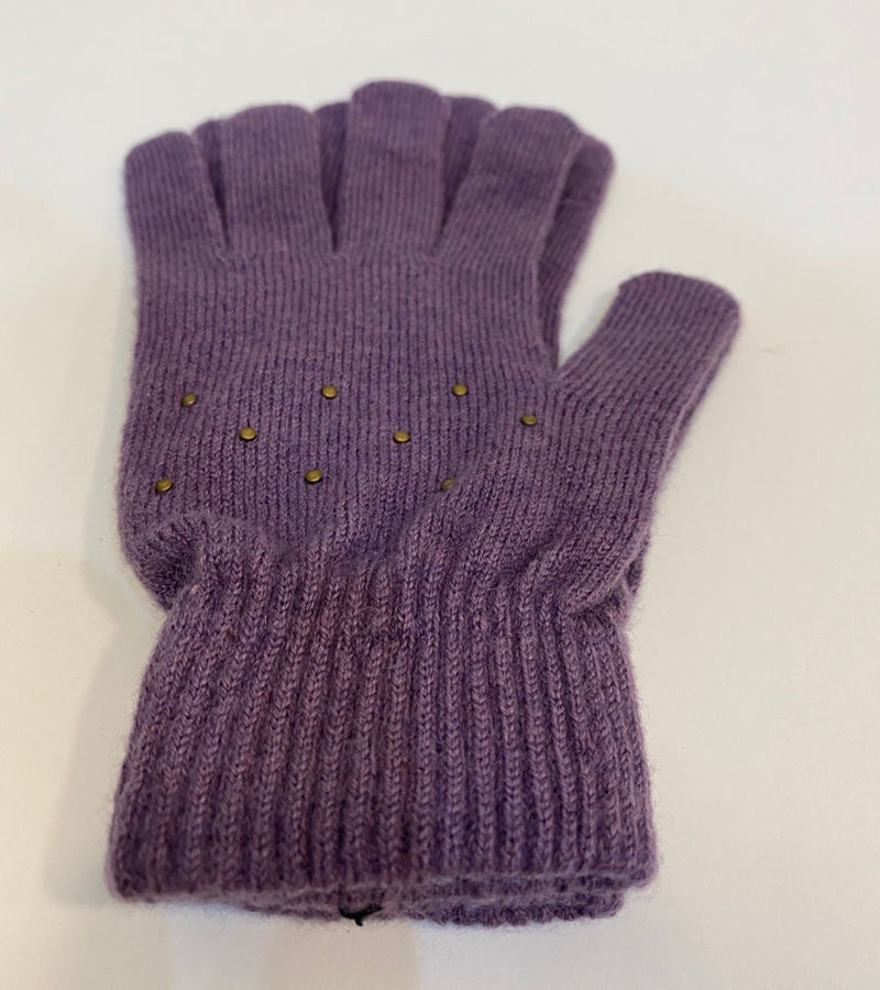 Handschuhe // Basic magic Finger Gloves Violett