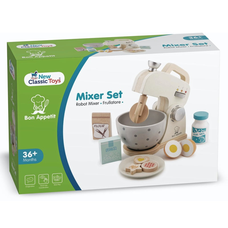 Küchenmaschine Mixer Set aus Holz | New Classic Toys