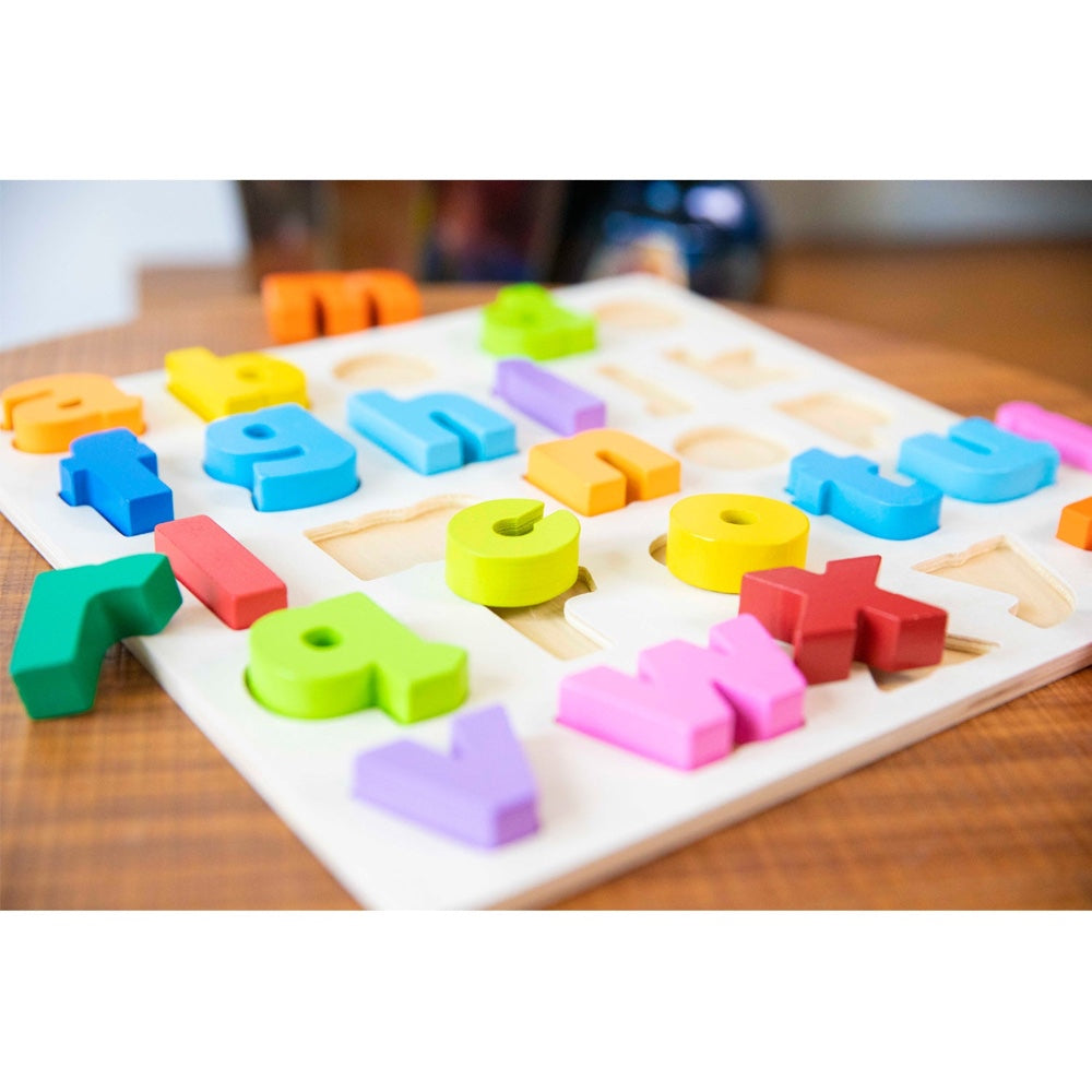 Holzpuzzle  Buchstaben Alphabet klein | New Classic Toys