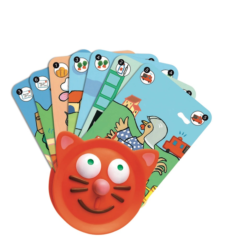 Dieser praktische Kartenhalter ist für Kinderhände gemacht. Mit ihm kann man seine Karten bei einem Kartenspiel ganz einfach in der Hand halten. Ab 3 Jahre