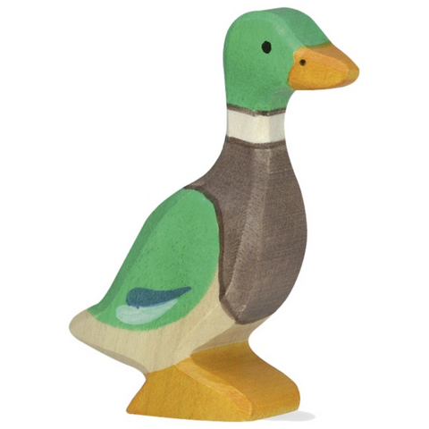 Kleine Ente aus Holz 