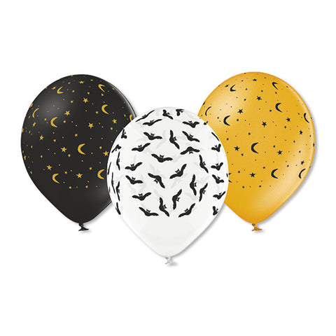 Ballons Halloween von ava & yves  Geschenkbox mit 12 Ballons Die Ballons bestehen aus 100 % Naturkautschuk und sind biologisch abbaubar.