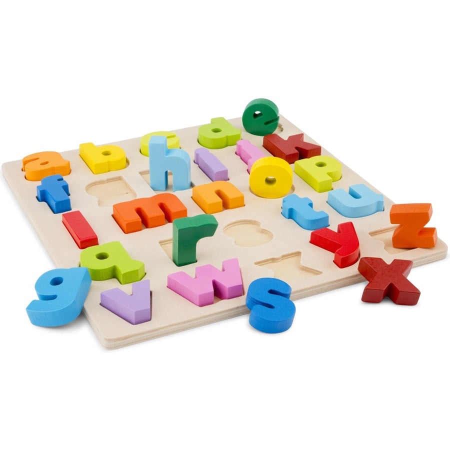 Holzpuzzle  Buchstaben Alphabet klein | New Classic Toys
