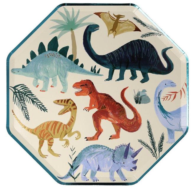 Partyteller Dinosaurier Dinner Plate | meri meri
