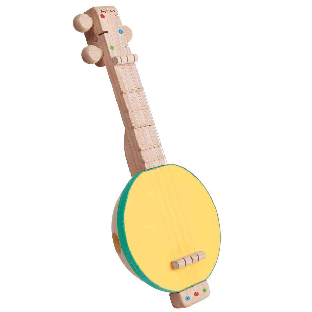Ein feines, kindgerechtes Musikinstrument für Ihren Sprößling. Die 3 Seiten der Banjolele lassen sich angenehm weich anspielen, sodass die Kleinen schnell herausfinden, wie sie mit der Banjolele am besten musizieren können.  Die Größe und Form der PlanToys Banjo liegt wunderbar in der Kinderhand. 