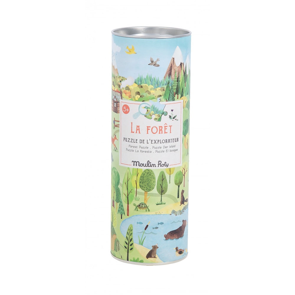 Explorer's Puzzle Wald 96 Teile | Moulin Roty