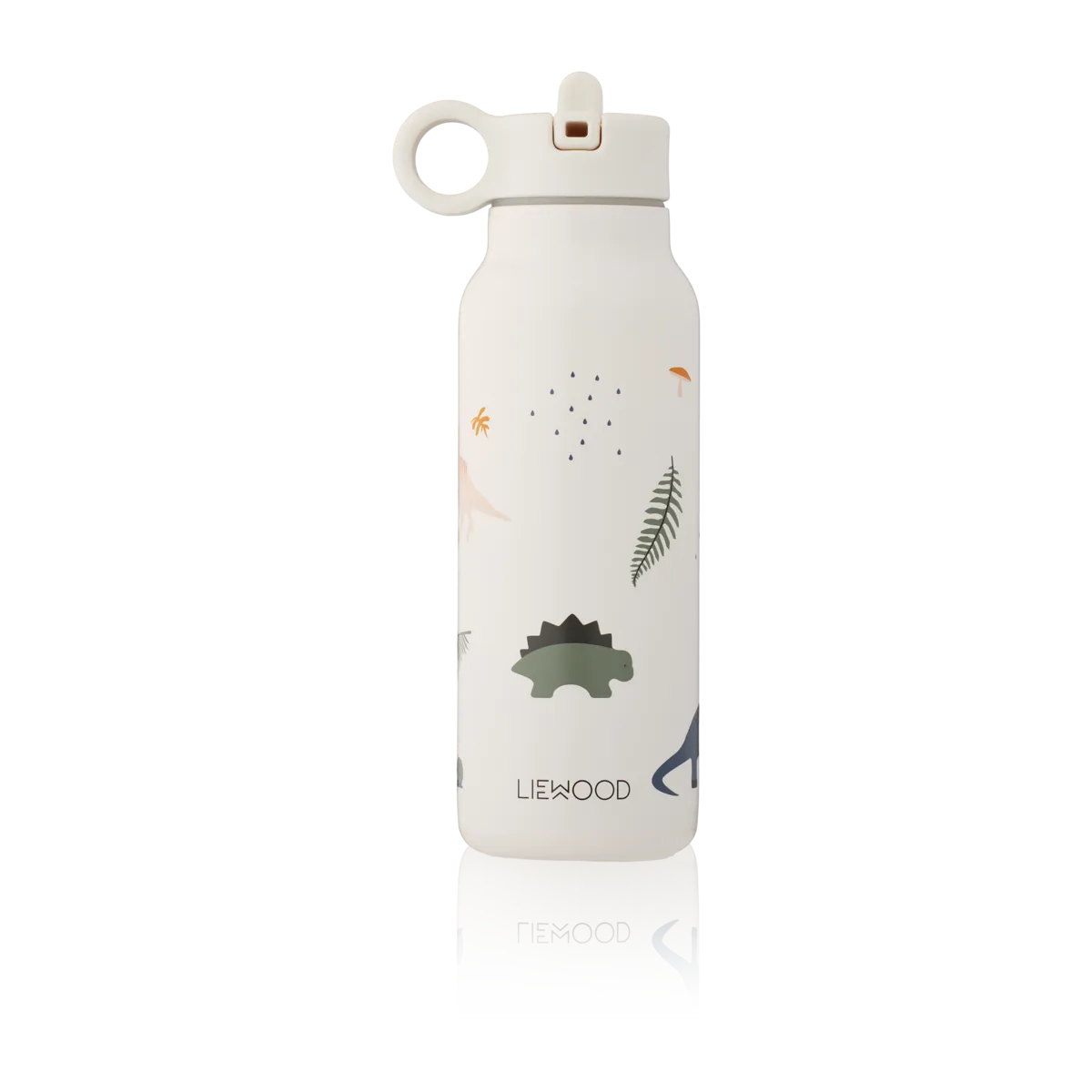 Supercoole Trinkflasche mit Thermalfunktion von Liewood Die auslaufsicher Wasserflasche besteht aus dem besten Edelstahl auf dem Markt - 18/8 Premium-Stahl. Sie hat eine Wärmefunktion und hält Flüssigkeiten heiß und kalt
