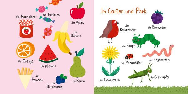 Die Welt ist groß, und es gibt so viel kennenzulernen: Auf dem Bauernhof oder auf der Straße, am Meer oder auf dem Frühstückstisch – und alles hat einen Namen!  Ein erstes buntes Wörterbuch für kleine Weltentdeckerchen – im unkaputtbaren Buggybuch für unterwegs.  Baby Pixi für die ganz Kleinen: Das innovative Material ist wasserfest, schadstoffgeprüft und reißfest. Baby Pixi – einfach unkaputtbar®!